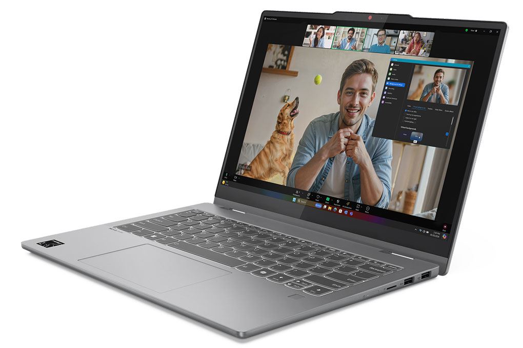 Laptop Lenovo IdeaPad 5 2in1 14Q8X9 - 83GH001FVN (X1P 42 100, 16GB, 512GB, WUXGA OLED, Cảm ứng, Win11) Màu Xám