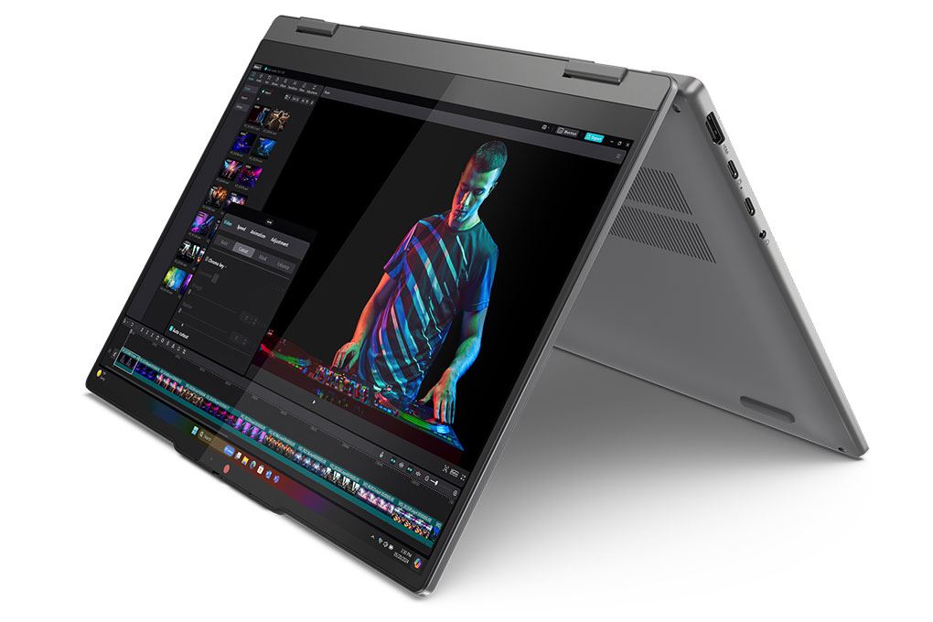 Laptop Lenovo IdeaPad 5 2in1 14Q8X9 - 83GH001FVN (X1P 42 100, 16GB, 512GB, WUXGA OLED, Cảm ứng, Win11) Màu Xám