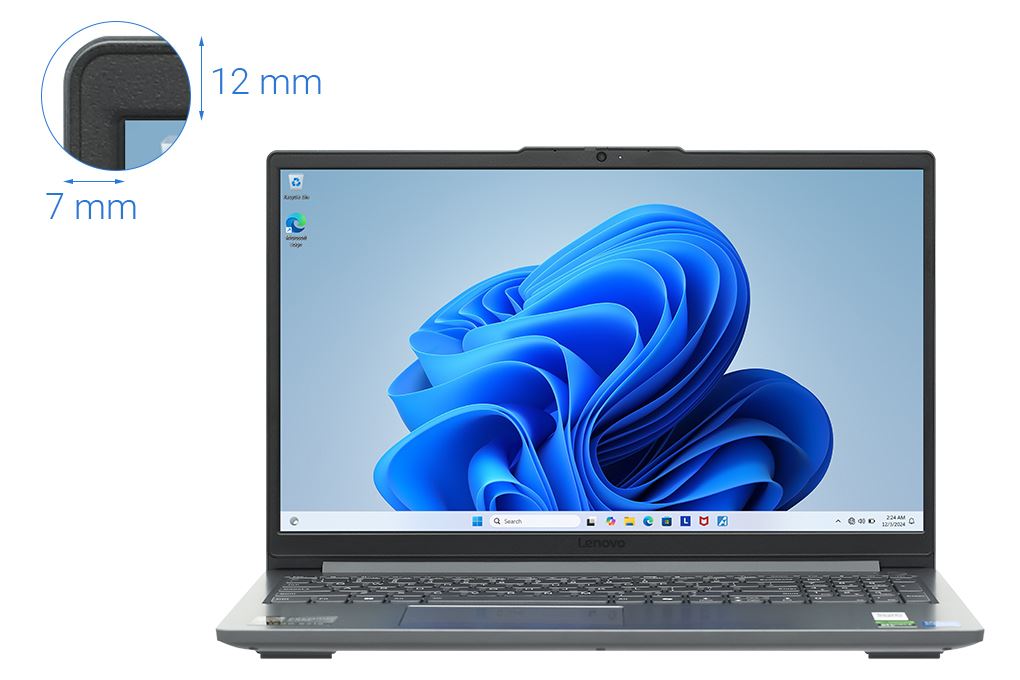 Laptop Lenovo Gaming LOQ 15IAX9E - 83LK000BVN (i5 12450HX, 16GB, 512GB, RTX 2050 4GB, Full HD 144Hz, Win11) Màu Xám