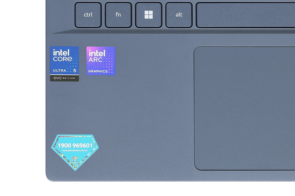 Laptop Acer Swift AI SF14 51 53P9 - NX.J2KSV.002 (Ultra 5 226V, 16GB, 1TB, 2.8K OLED 90Hz, Win11) Màu Xanh