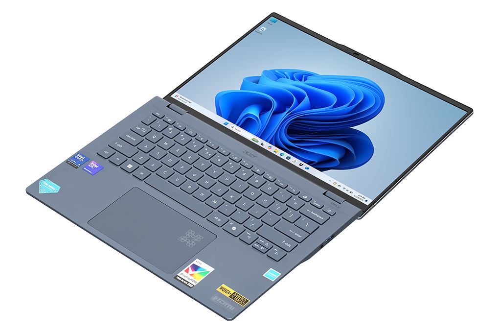 Laptop Acer Swift AI SF14 51 53P9 - NX.J2KSV.002 (Ultra 5 226V, 16GB, 1TB, 2.8K OLED 90Hz, Win11) Màu Xanh