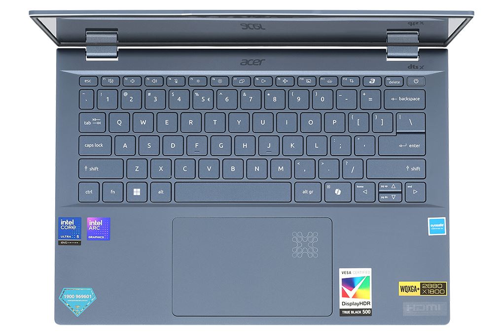 Laptop Acer Swift AI SF14 51 53P9 - NX.J2KSV.002 (Ultra 5 226V, 16GB, 1TB, 2.8K OLED 90Hz, Win11) Màu Xanh