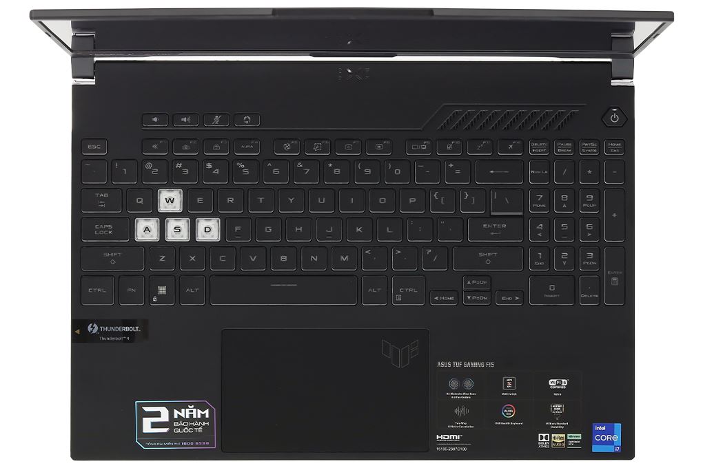 Laptop Asus TUF Gaming F15 FX507ZC4 - HNi7MW (i7 12700H, 16GB, 512GB, RTX 3050 4GB, Full HD 144Hz, Win11) - 4