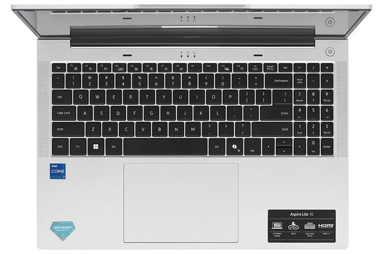 Laptop Acer Aspire Lite 16 G2 AL16 52P 76DU - NX.J2SSV.005 (i7 1355U, 16GB, 512GB, Full HD+, Win11) Màu Bạc