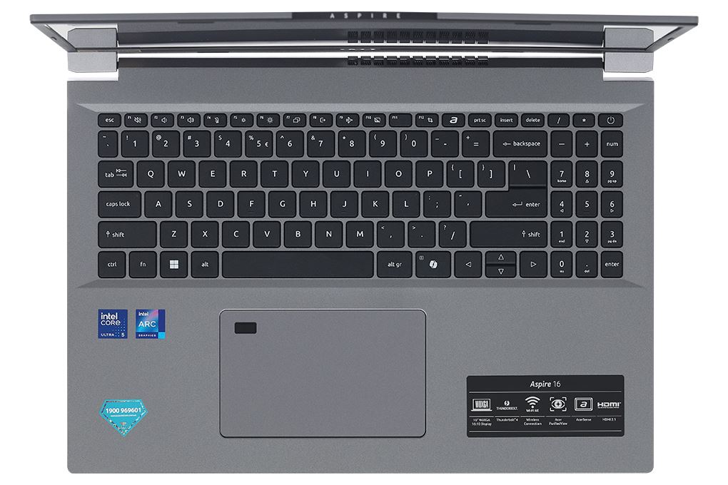 Laptop Acer Aspire 16 AI A16 71M 59L5 - NX.J4YSV.001 (Ultra 5 125H, 16GB, 512GB, Full HD+, Win11) - 4