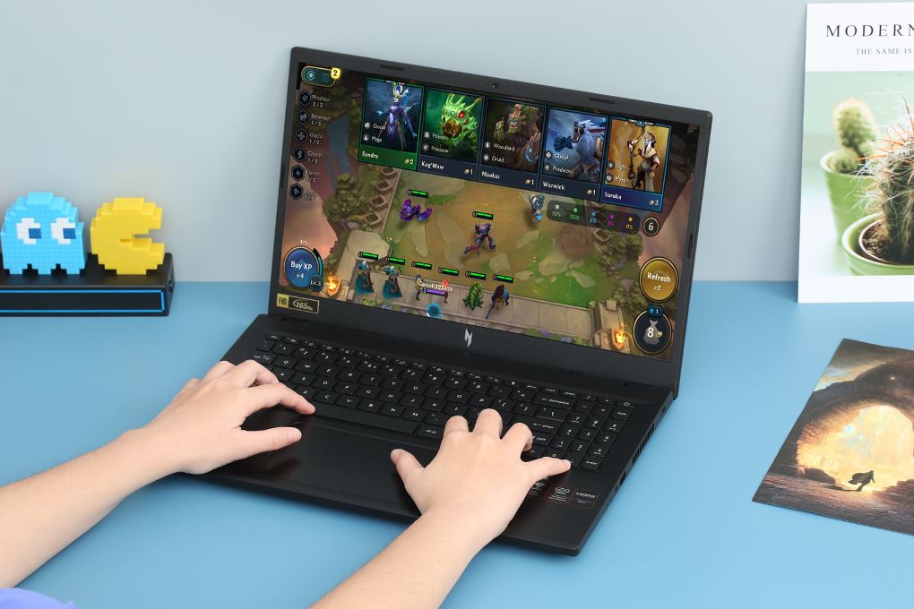 Laptop Acer Gaming Nitro V 15 ANV15 41 R1JY - NH.QPFSV.001 (R5 6600H, 16GB, 512GB, RTX 3050 6GB, Full HD 165Hz, Win11) Màu Đen