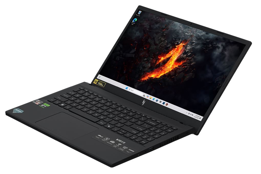 Laptop Acer Gaming Nitro V 15 ANV15 41 R1JY - NH.QPFSV.001 (R5 6600H, 16GB, 512GB, RTX 3050 6GB, Full HD 165Hz, Win11) Màu Đen