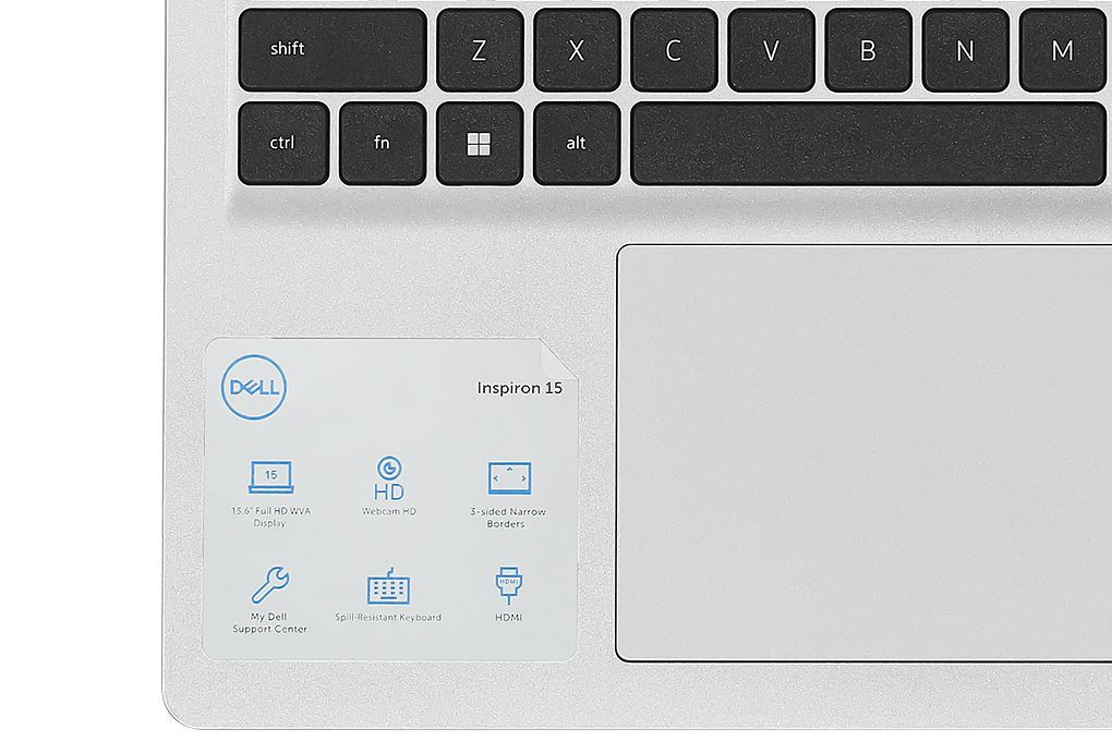 Laptop Dell Inspiron 15 3520 - N5I5057W1 (i5 1235U, 16GB, 512GB, Full HD 120Hz, OfficeHS+365, Win11) Màu Bạc