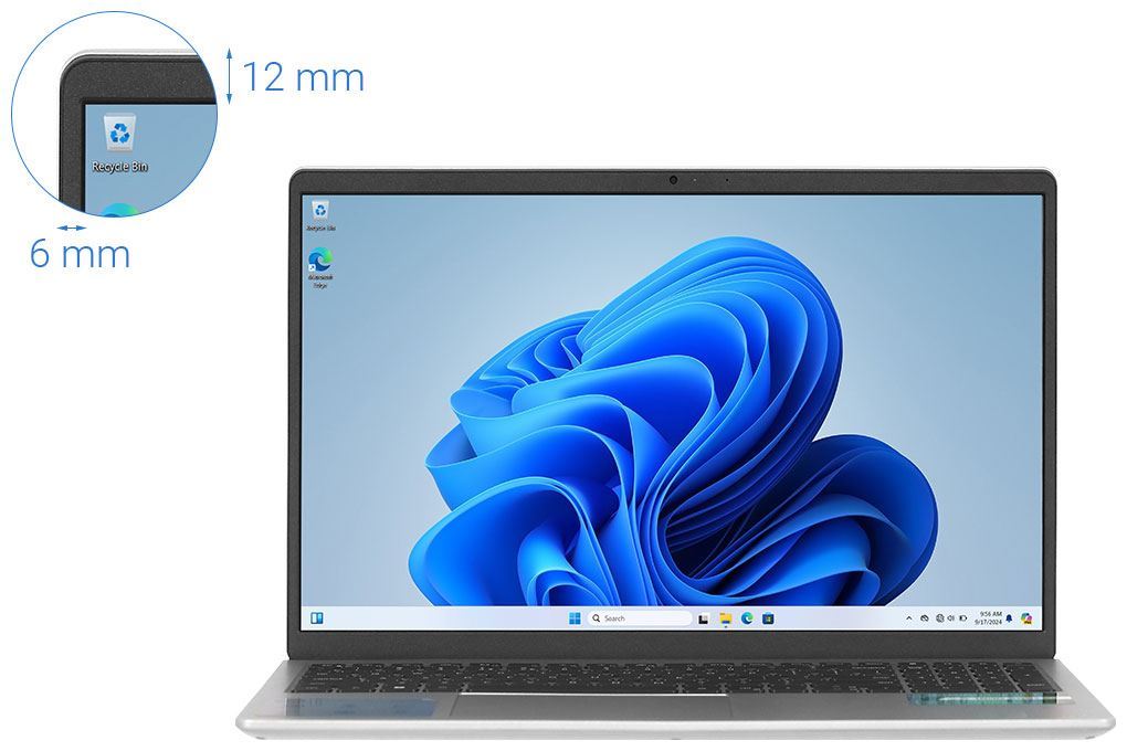 Laptop Dell Inspiron 15 3520 - N5I5057W1 (i5 1235U, 16GB, 512GB, Full HD 120Hz, OfficeHS+365, Win11) Màu Bạc