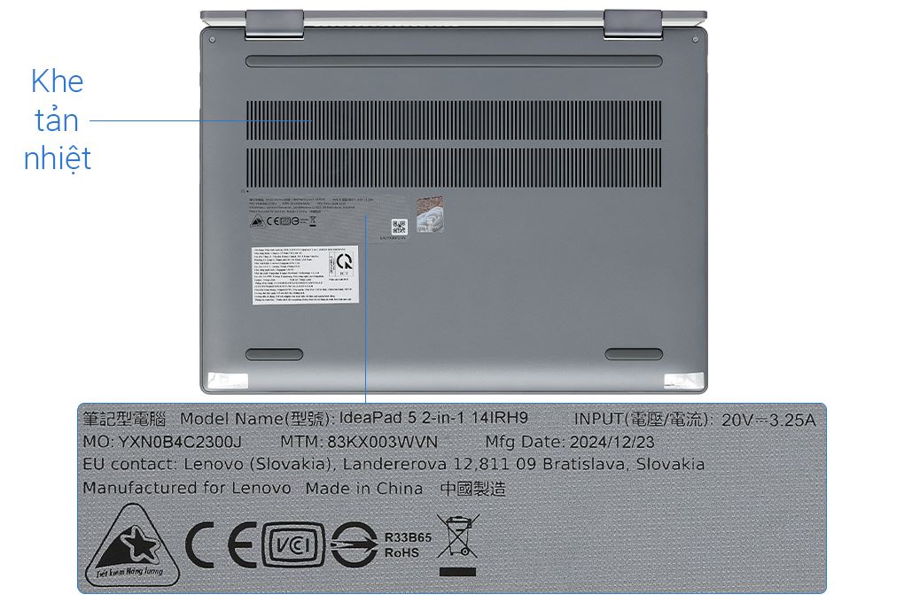 Lenovo IdeaPad 5 2in1 14IRH9 - 83KX003WVN (i5 13420H, 16GB, 512GB, WUXGA OLED, Cảm ứng, Win11) - 17