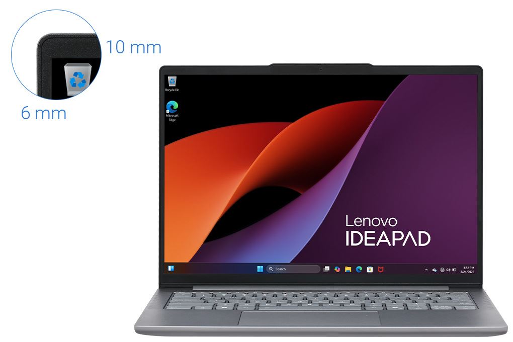 Laptop Lenovo IdeaPad Slim 5 OLED 14AHP10 - 83HV001MVN (R7 8845HS, 32GB, 512GB, WUXGA OLED, OfficeH24+365, Win11) Màu Xám