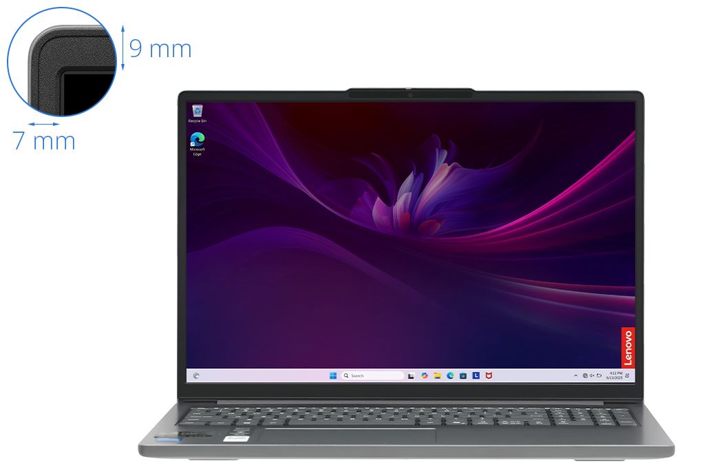 Laptop Lenovo Ideapad Slim 3 16IRH10 - 83K20003VN (i5 13420H, 24GB, 512GB, WUXGA, Win11) - 3