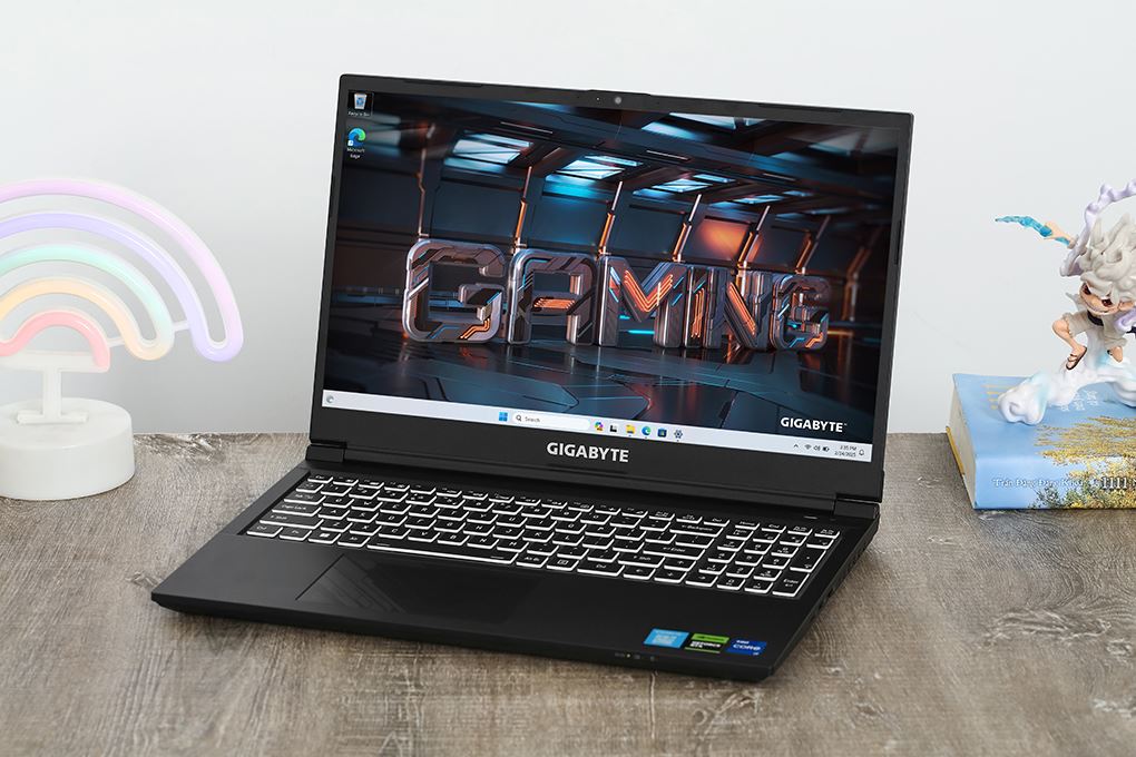 Laptop GIGABYTE Gaming G5 MF5 RC555 - 9RC55MF5FEIAA1VN0C0 (i5 13500H, 16GB, 512GB, RTX 4050 6GB, Full HD 144Hz, Win11) Màu Đen