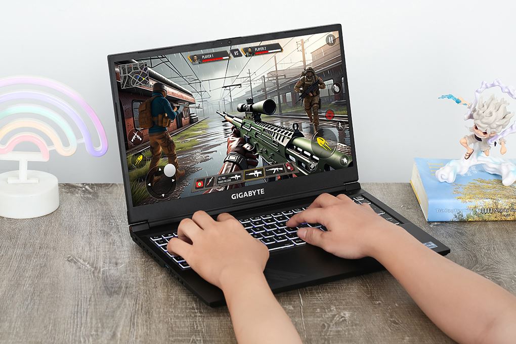 Laptop GIGABYTE Gaming G5 MF5 RC555 - 9RC55MF5FEIAA1VN0C0 (i5 13500H, 16GB, 512GB, RTX 4050 6GB, Full HD 144Hz, Win11) Màu Đen