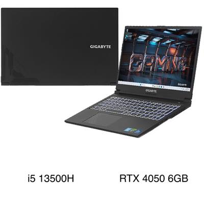 Laptop GIGABYTE Gaming G5 MF5 RC555 i5 13500H/16GB/512GB/6GB RTX4050/144Hz/Win11 (9RC55MF5FEIAA1VN0C0)