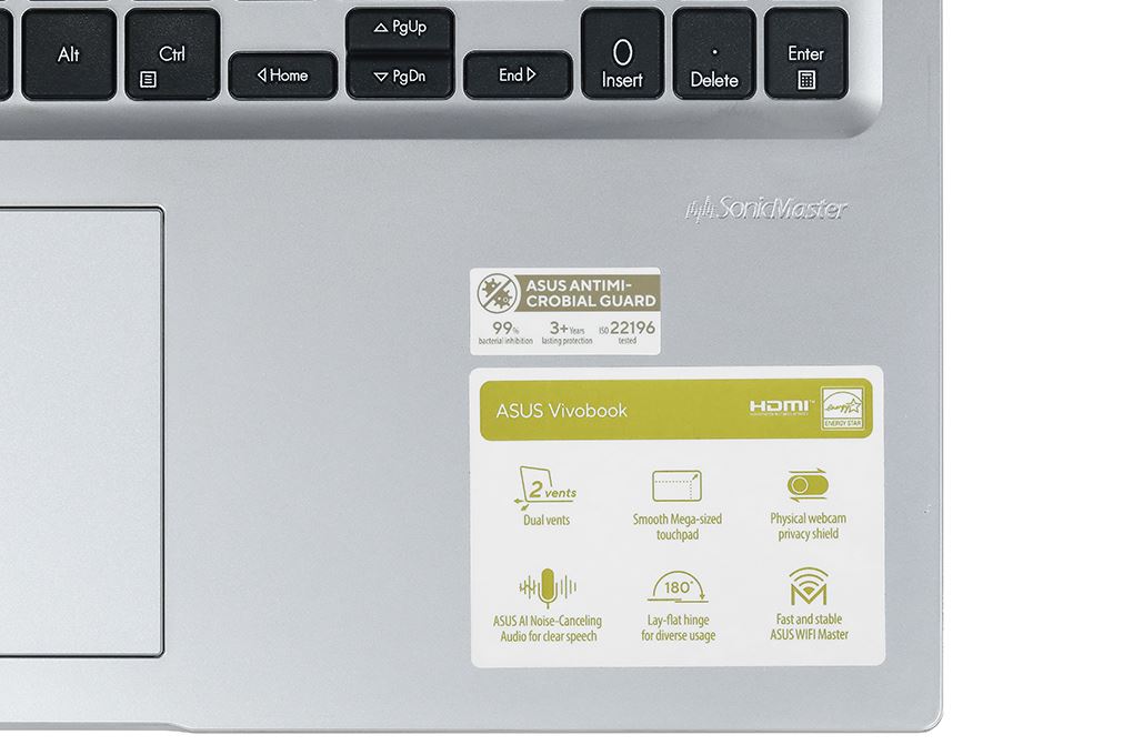 Laptop Asus Vivobook 16 X1605VA - MB1876WS (i5 13420H, 16GB, 512GB, WUXGA, OfficeH24+365, Win11) Màu Bạc