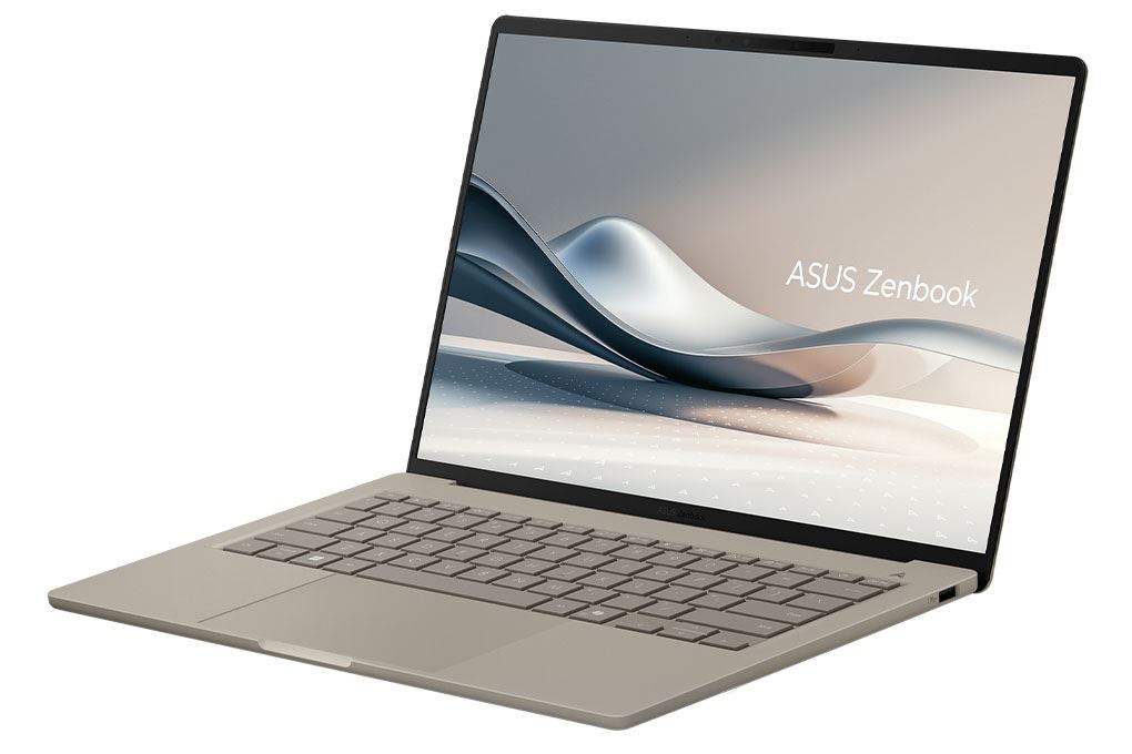 Laptop Asus Zenbook A14 UX3407QA - QD299WS (X1 26 100, 16GB, 512GB, WUXGA OLED, OfficeH24+365, Win11) Màu Màu be