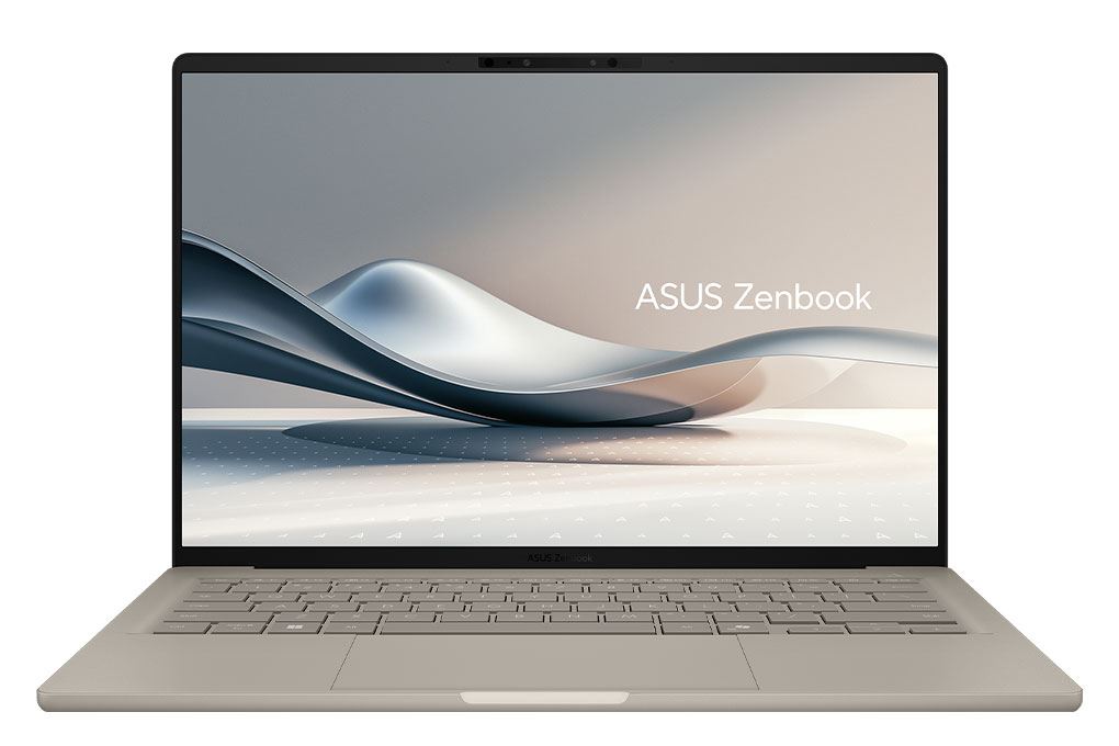 Laptop Asus Zenbook A14 UX3407QA - QD299WS (X1 26 100, 16GB, 512GB, WUXGA OLED, OfficeH24+365, Win11) Màu Màu be