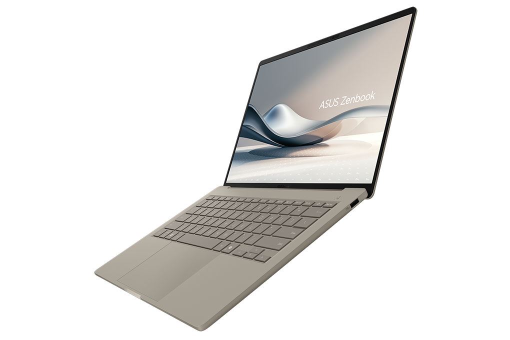 Laptop Asus Zenbook A14 UX3407QA - QD299WS (X1 26 100, 16GB, 512GB, WUXGA OLED, OfficeH24+365, Win11) Màu Màu be