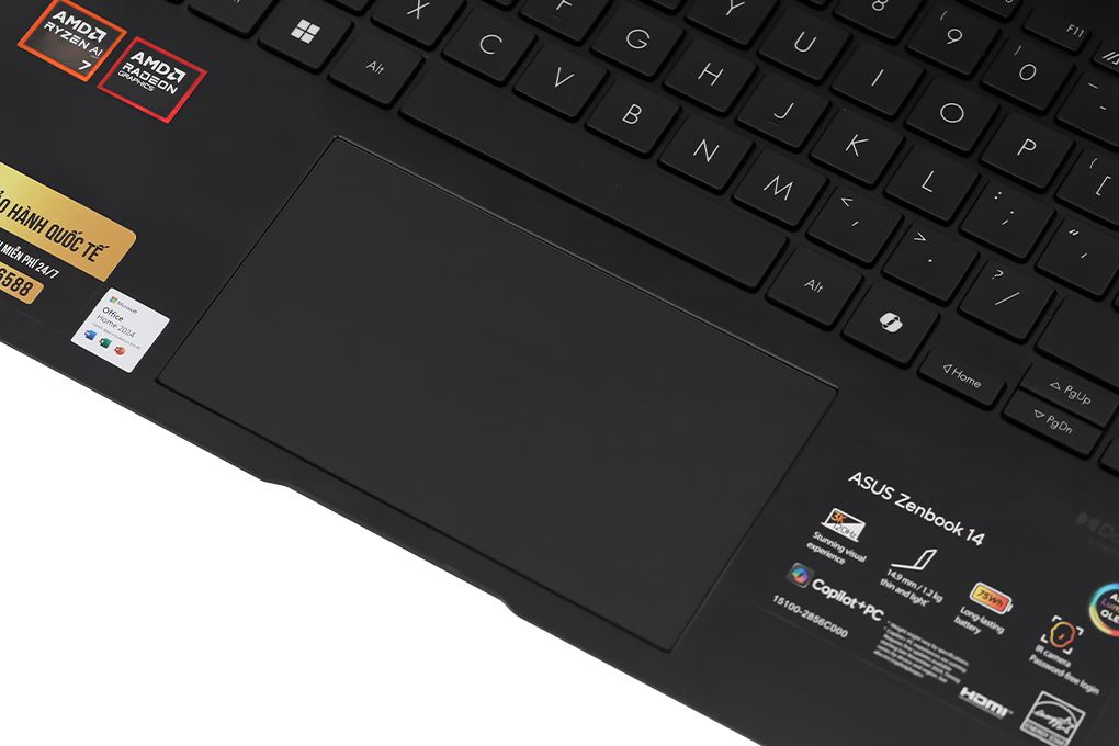Laptop Asus Zenbook 14 UM3406KA - PP555WS (R7 AI 350, 32GB, 512GB, 2.8K OLED 120Hz, OfficeH24+365, Win11) - 8