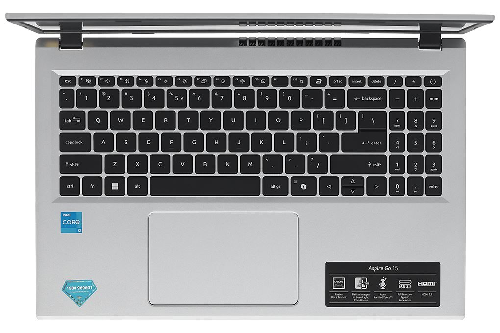 Laptop Acer Aspire Go AG15 31P 30M4 - NX.KRPSV.004 (i3 N305, 8GB, 256GB, Full HD, Win11) Màu Bạc