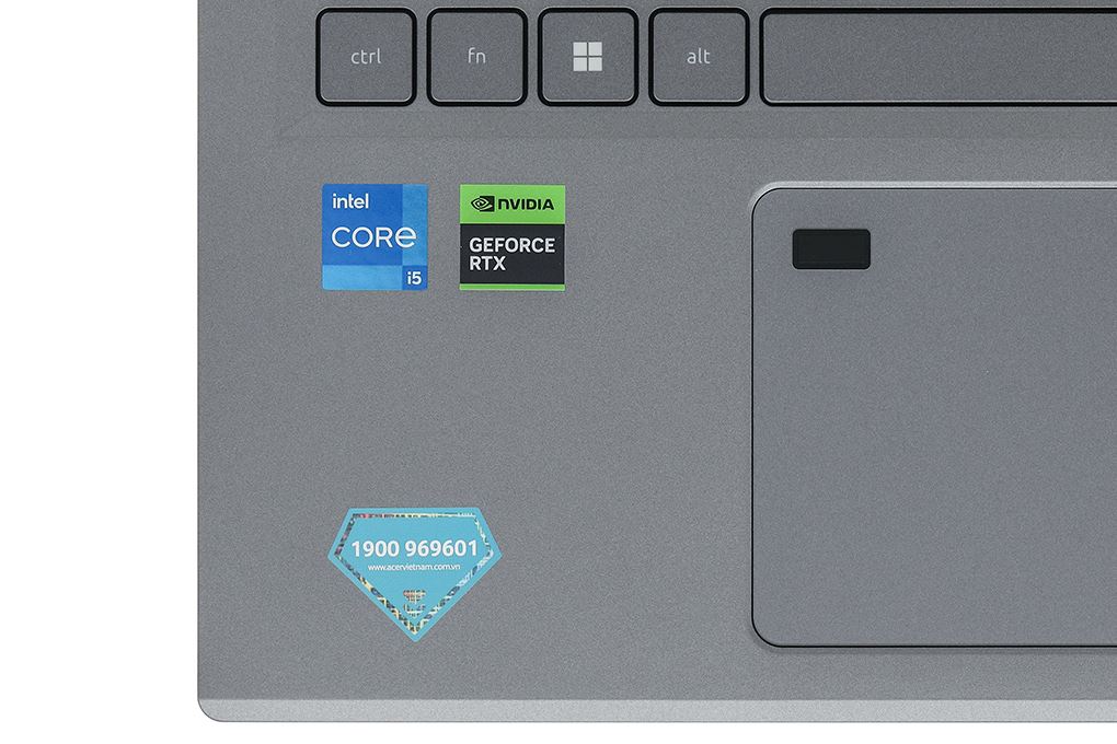 Laptop Acer Gaming Aspire 5 A515 58GM 598J - NX.KW1SV.002 (i5 13420H, 16GB, 512GB, RTX 2050 4GB, Full HD 144Hz, Win11) Màu Xám