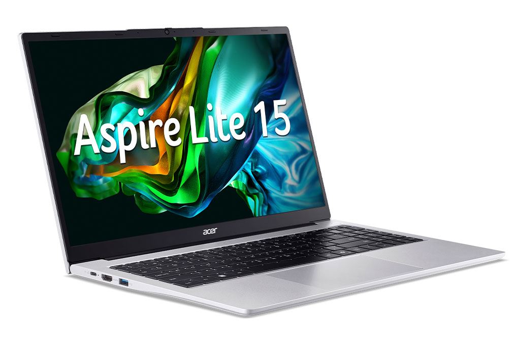 Laptop Acer Aspire Lite 15 AL15 41P R3QL - NX.J54SV.001 (R7 5700U, 8GB, 512GB, Full HD, Win11) Màu Bạc