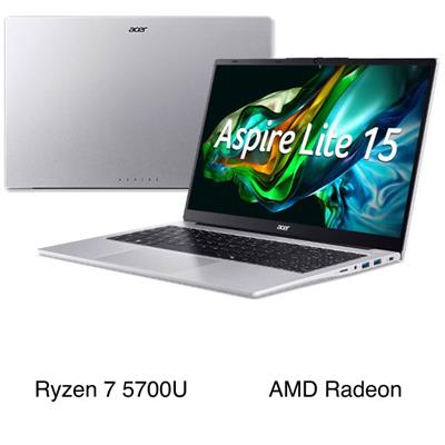 Laptop Acer Aspire Lite 15 AL15 41P R3QL R7 5700U/8GB/512GB/Win11 (NX.J54SV.001)