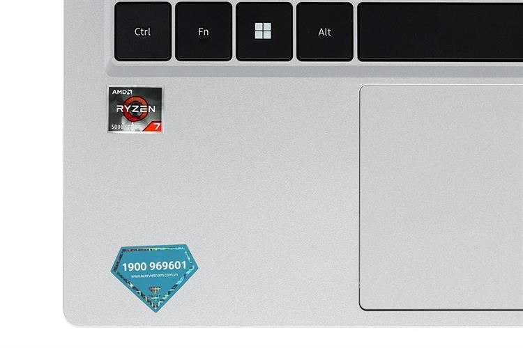 Laptop Acer Aspire Lite 15 AL15 41P R3U5 - NX.J53SV.001 (R7 5700U, 16GB, 512GB, Full HD, Win11) Màu Bạc