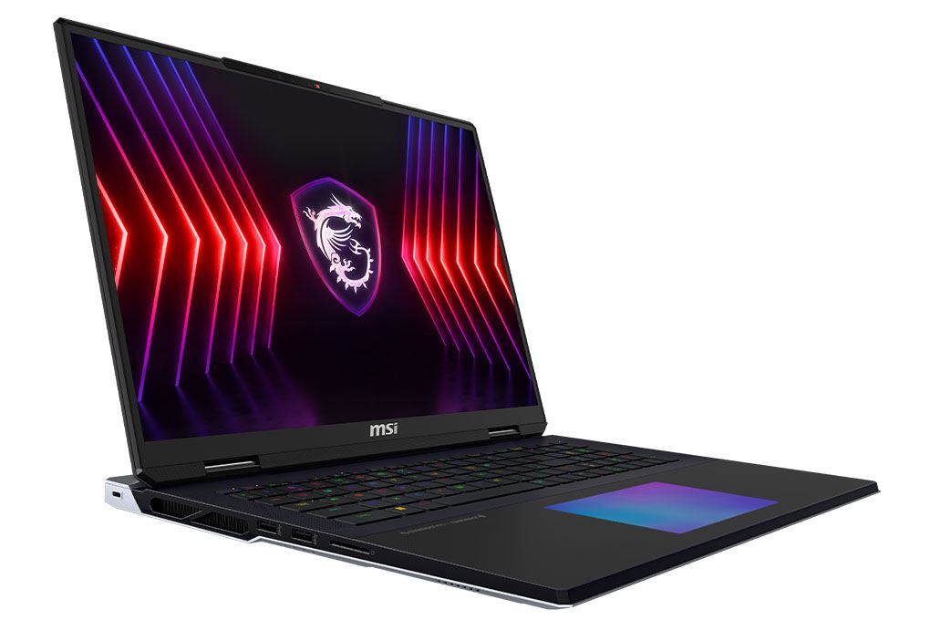 Laptop MSI Gaming Titan 18 HX AI A2XWJG - 035VN (Ultra 9 285HX, 96GB, 6TB, RTX 5090 24GB, 4K 120Hz, Win11) Màu Đen
