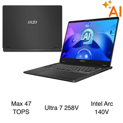 Laptop MSI Prestige 14 AI+ Evo C2VMG - 020VN (Ultra 7 258V, 32GB, 1TB, 2.8K OLED 120Hz, Win11)