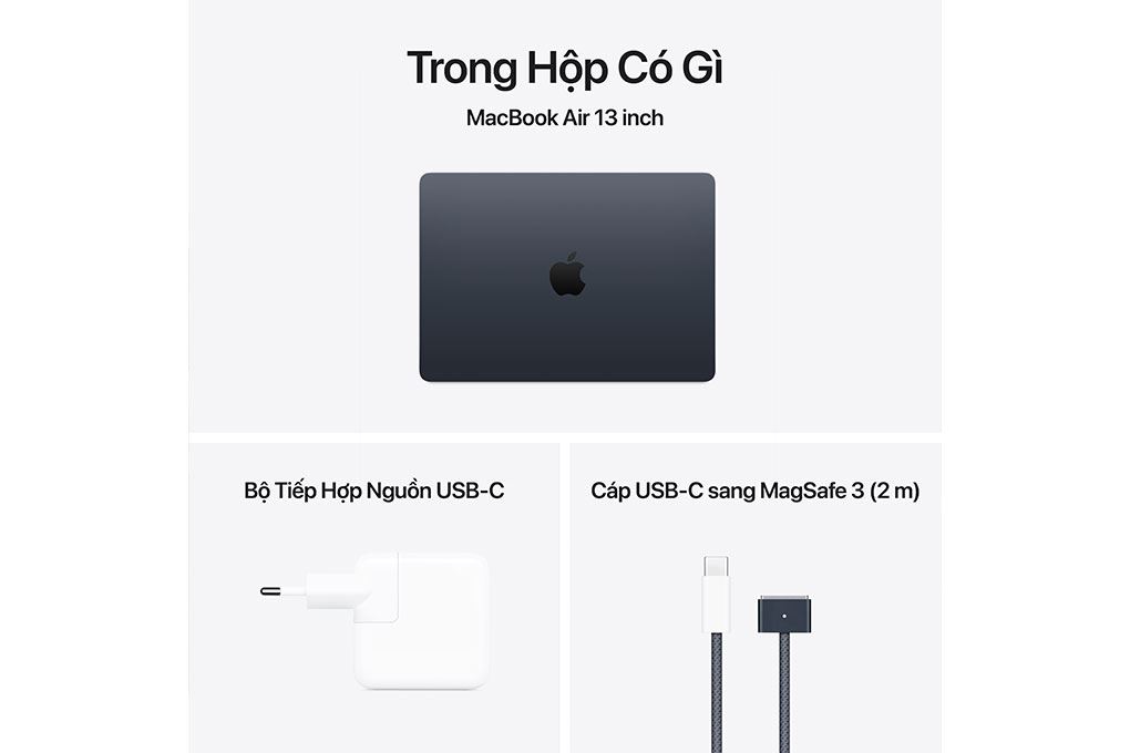 Laptop MacBook Air 13 inch M4 16GB/256GB Màu Xanh đen