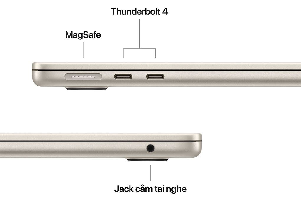 Laptop MacBook Air 13 inch M4 16GB/512GB Màu Vàng