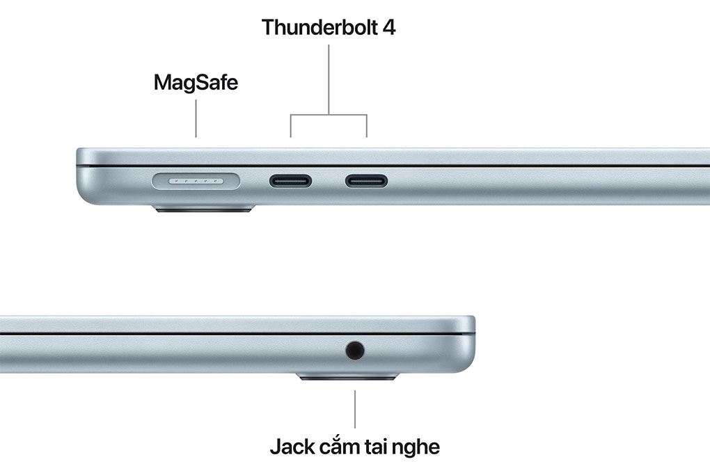 Laptop MacBook Air 13 inch M4 16GB/512GB Màu Xanh da trời nhạt