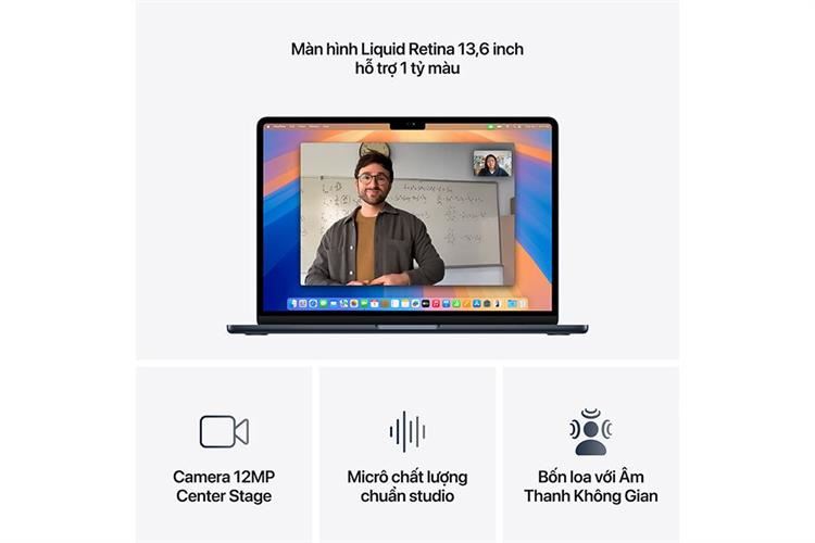 Laptop MacBook Air 13 inch M4 24GB/512GB Màu Xanh đen
