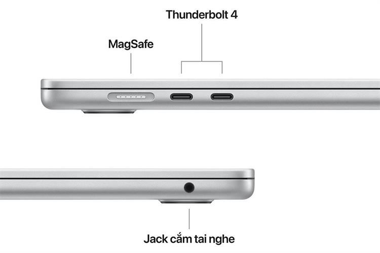 Laptop MacBook Air 15 inch M4 24GB/1TB Màu Bạc