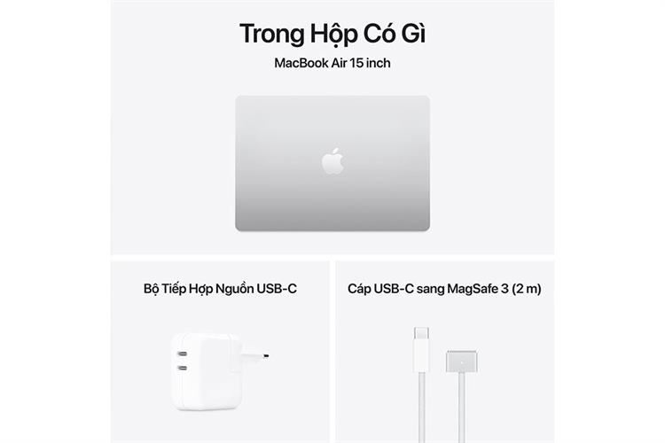 Laptop MacBook Air 15 inch M4 32GB/256GB Màu Bạc