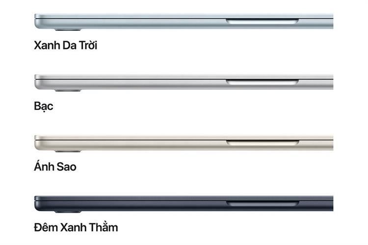 Laptop MacBook Air 15 inch M4 32GB/1TB Màu Vàng