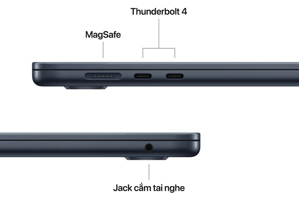 Laptop MacBook Air 15 inch M4 32GB/1TB Màu Xanh đen