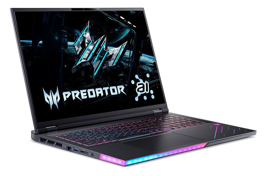 Laptop Acer Gaming Predator Helios 18 AI PH18 73 93P0 - NH.QVYSV.001 (Ultra 9 275HX, 64GB, 3TB, RTX 5080 12GB, 2.5K 250Hz, Win11 Pro)