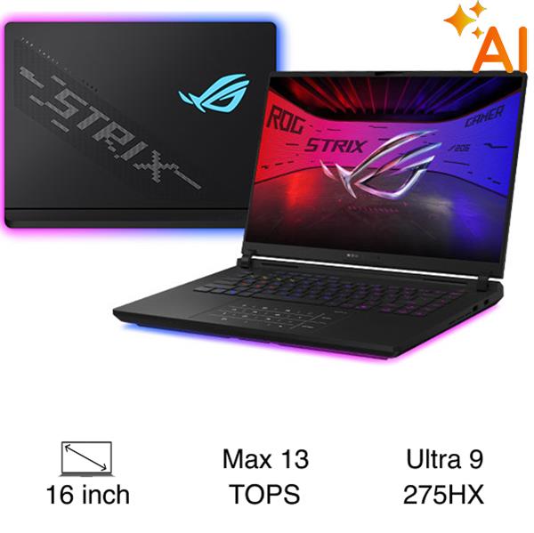 Laptop Asus Gaming ROG Strix SCAR 16 G635LX Ultra 9 275HX/64GB/4TB/24GB RTX5090/240Hz/Win11 (RW179W)