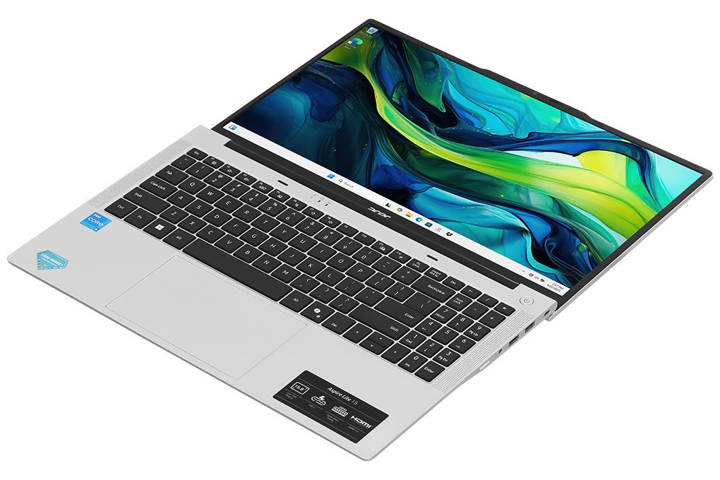 Laptop Acer Aspire Lite 15 AL15 71P 517D - NX.J7KSV.001 (i5 12450H, 16GB, 512GB, Full HD, Win11) Màu Bạc