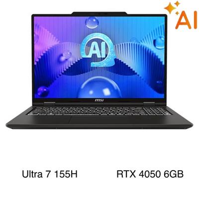 Laptop MSI VenturePro 16 AI A1VEG - 003VN (Ultra 7 155H, 16GB, 512GB, RTX 4050 6GB, 2K OLED 120Hz, Win11)