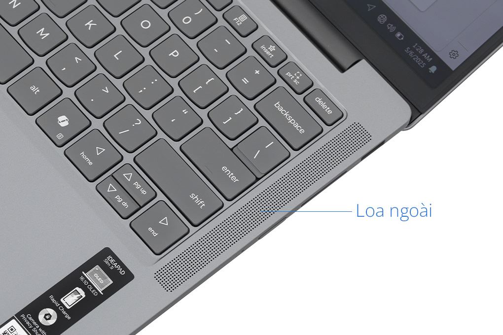 Laptop Lenovo Ideapad Slim 3 14IRH10 - 83K0000CVN (i5 13420H, 24GB, 512GB, WUXGA OLED, Win11) - 10