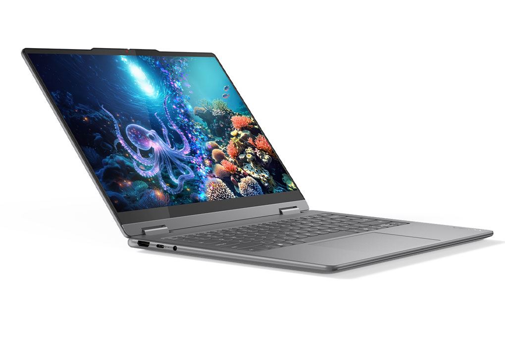 Laptop Lenovo Yoga 7 2in1 14ILL10 - 83JQ0049VN (Ultra 7 258V, 32GB, 1TB, 2.8K OLED 120Hz, Cảm ứng, OfficeH24+365, Win11) Màu Xám