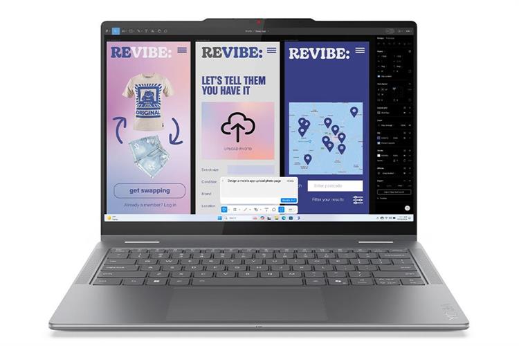 Laptop Lenovo Yoga 7 2in1 14ILL10 - 83JQ0049VN (Ultra 7 258V, 32GB, 1TB, 2.8K OLED 120Hz, Cảm ứng, OfficeH24+365, Win11) Màu Xám