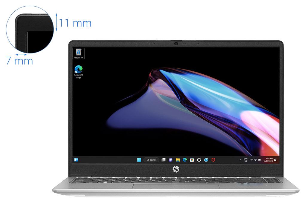Laptop HP 240 G10 - B73TJAT (i3 1315U, 8GB, 512GB, Full HD, Win11) Màu Bạc