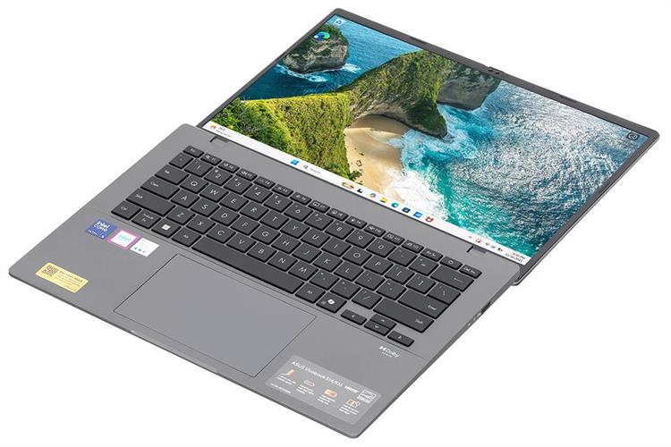 Laptop Asus Vivobook S14 S3407CA - LY095WS (Ultra 5 225H, 16GB, 512GB, WUXGA, OfficeH24+365, Win11) Màu Xám