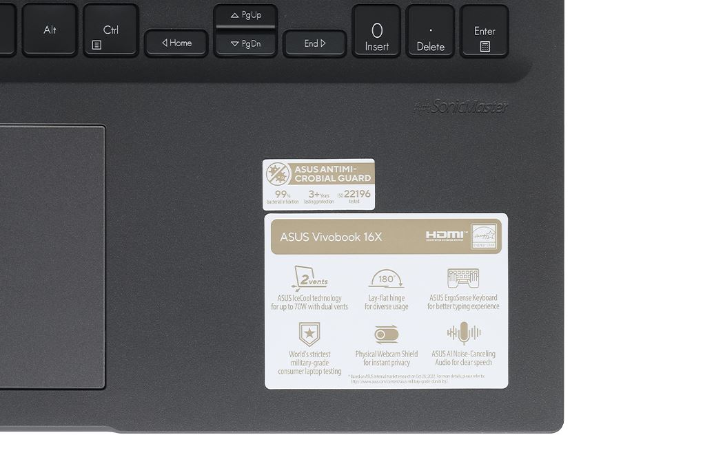 Laptop Asus Gaming Vivobook K3605VC - RP364W (i5 13420H, 16GB, 512GB, RTX 3050 4GB, WUXGA 144Hz, Win11) Màu Đen