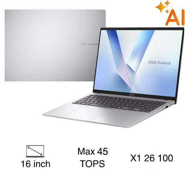 Laptop Asus Vivobook 16 A1607QA - MB067WS (X1 26 100, 16GB, 512GB, WUXGA, OfficeH24 365, Win11)